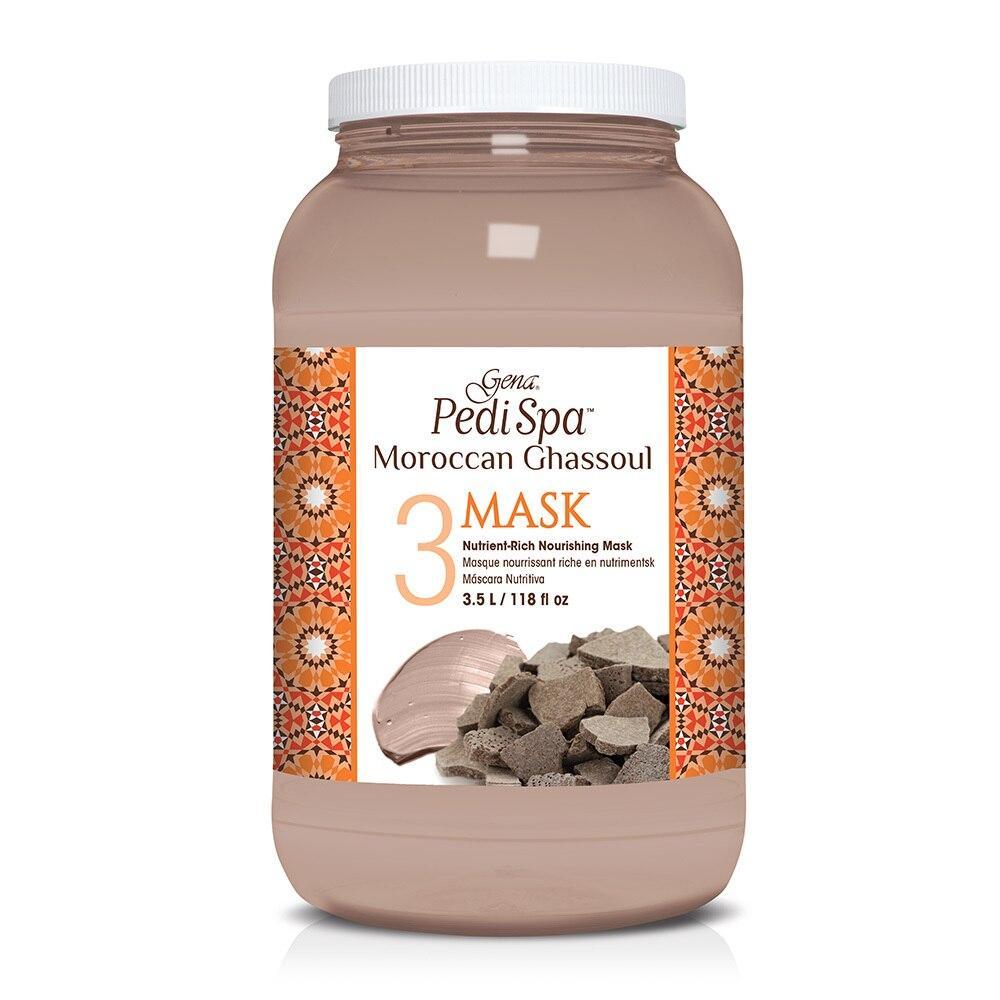 Gena Pedi Spa Moroccan Ghassoul Nutrient-Rich Nourishing Mask 3.5L - Professional Salon Brands