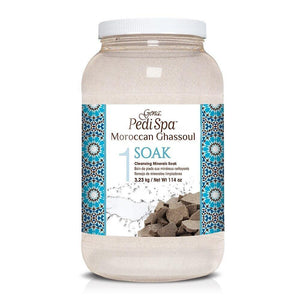 Gena Pedi Spa Moroccan Ghassoul Cleansing Mineral Soak 3.23Kg - Professional Salon Brands