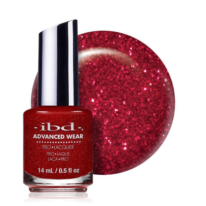 ibd Advanced Wear Lacquer 14ml - Cosmic Red - Professional Salon Brands