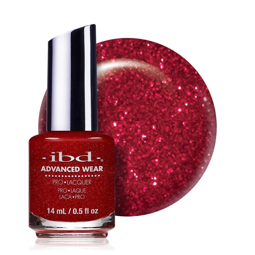 ibd Advanced Wear Lacquer 14ml - Cosmic Red - Professional Salon Brands