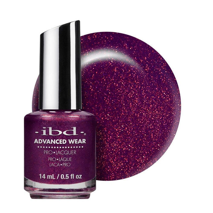 ibd Advanced Wear Lacquer 14ml - Purple Paradise - Professional Salon Brands