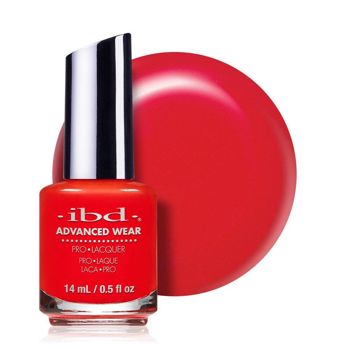 ibd Advanced Wear Lacquer 14ml - Vixen Rouge - Professional Salon Brands