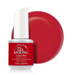 ibd Just Gel Polish 14ml - Lucky Red - Professional Salon Brands