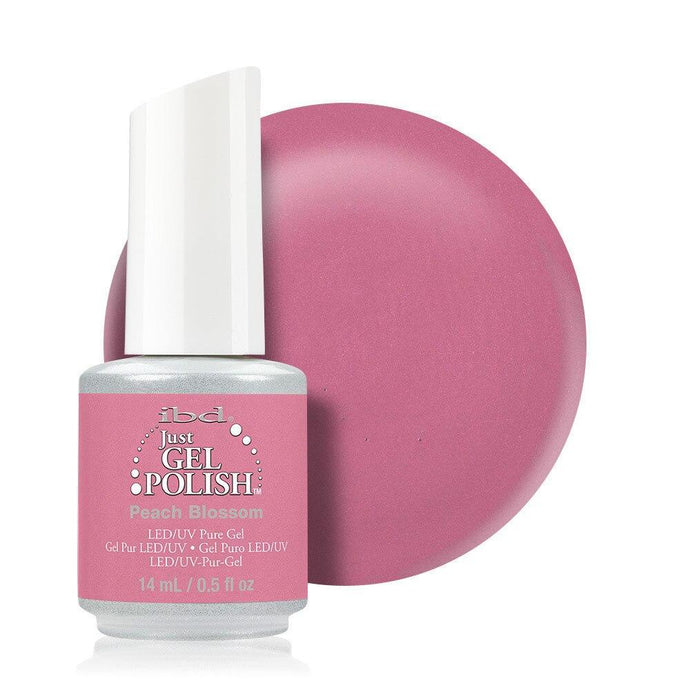 ibd Just Gel Polish 14ml - Peach Bloosom (Shimmer) - Professional Salon Brands
