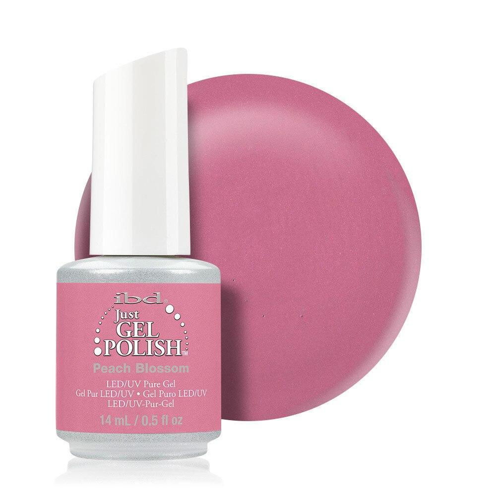 ibd Just Gel Polish 14ml - Peach Bloosom (Shimmer) - Professional Salon Brands