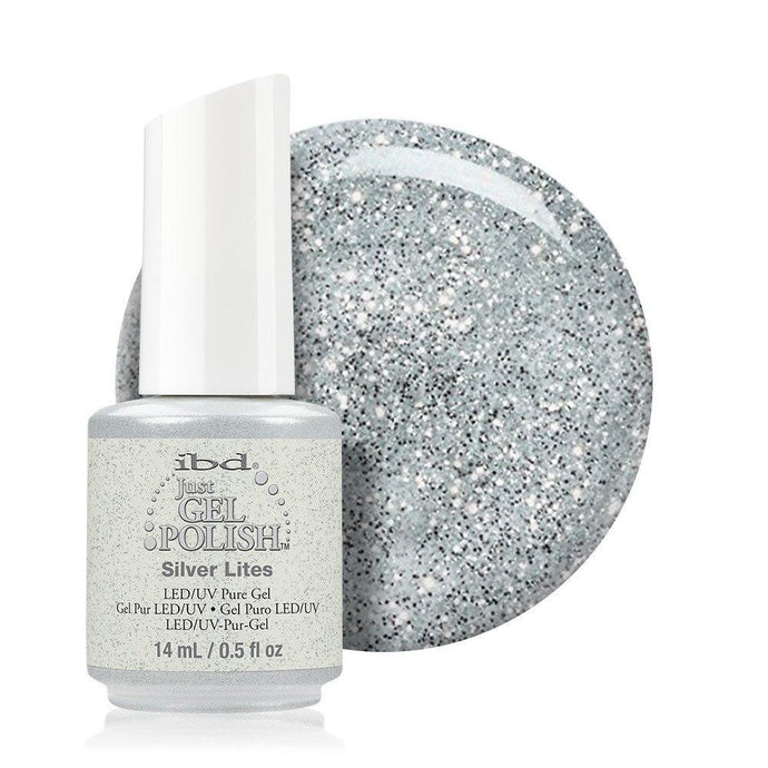 ibd Just Gel Polish 14ml - Silver Lites - Professional Salon Brands