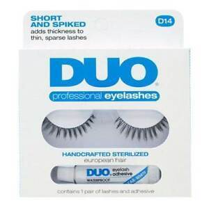 DUO Short and Spiked Eyelashes D14 - WITHOUT GLUE - Professional Salon Brands