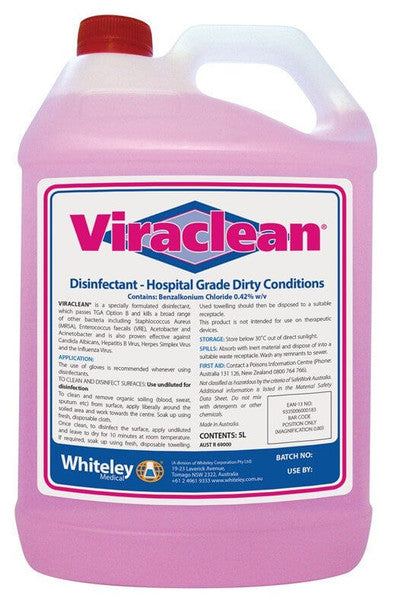 VIRACLEAN DISINFECTANT 5LTR